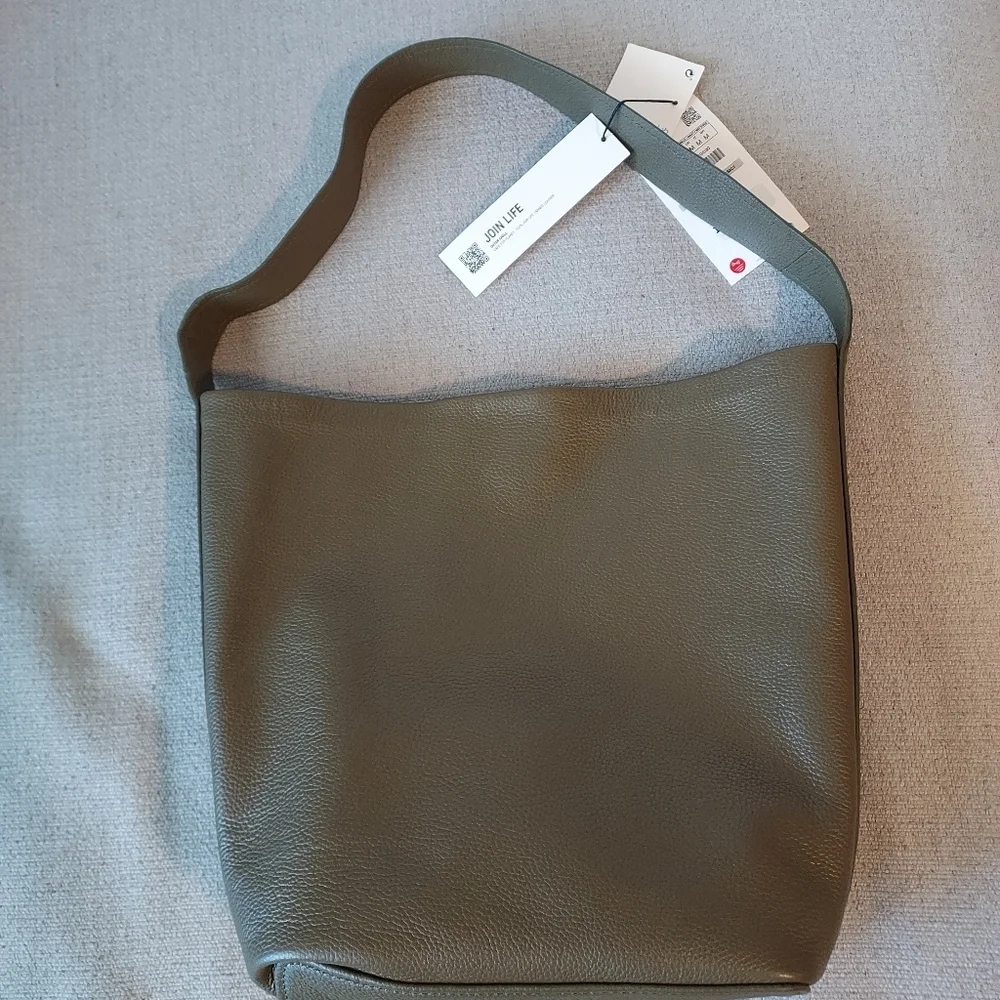 ZARA Leather Bucket Bag - Picture 7 of 9